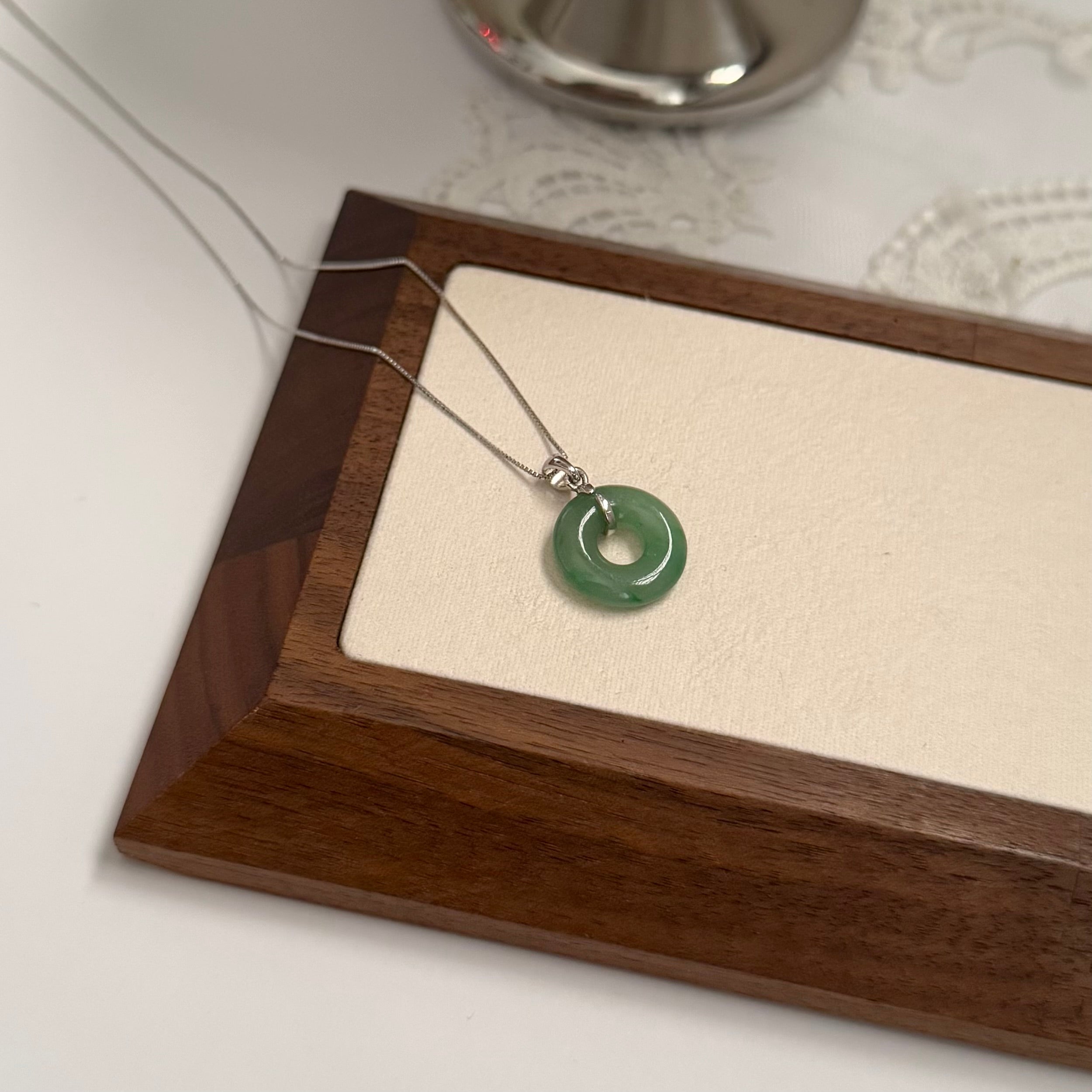 Green Donut Necklace #GD3