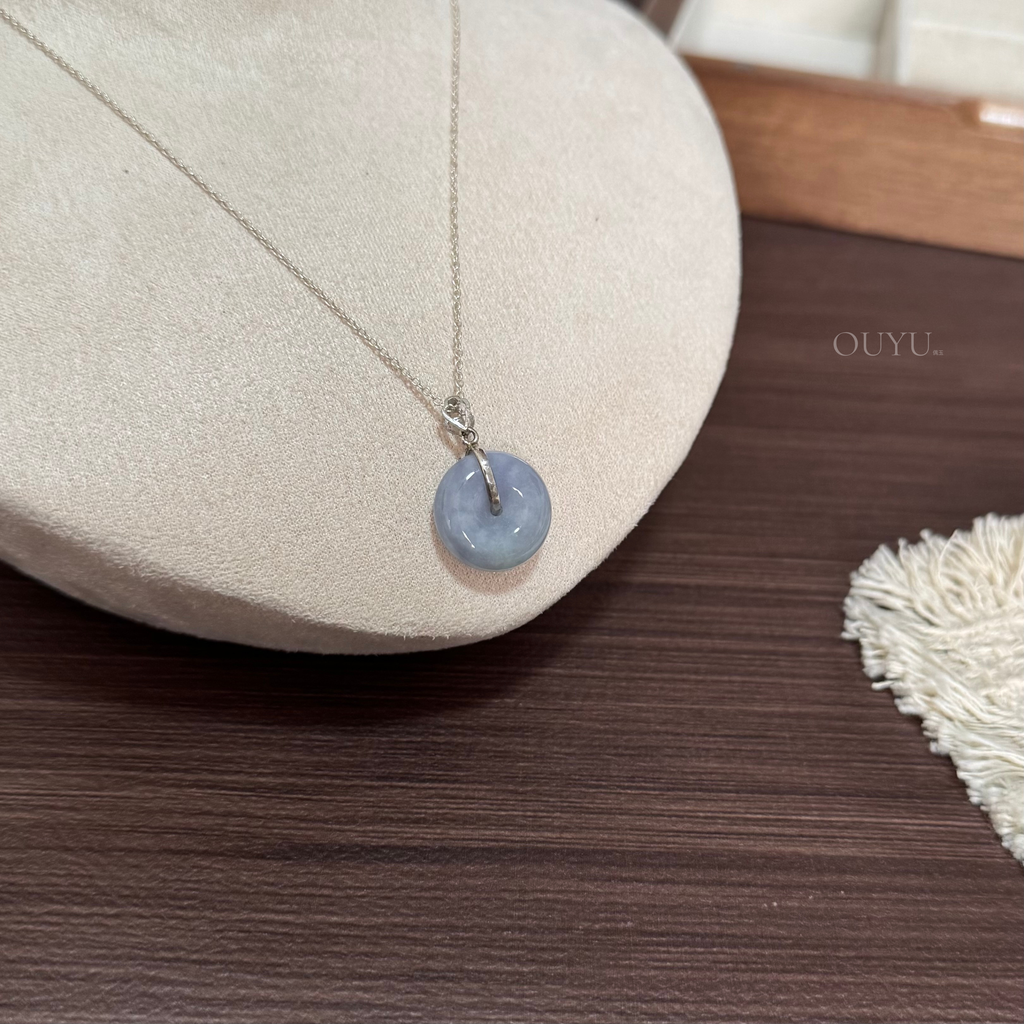 Soft Blue Lavender Necklace