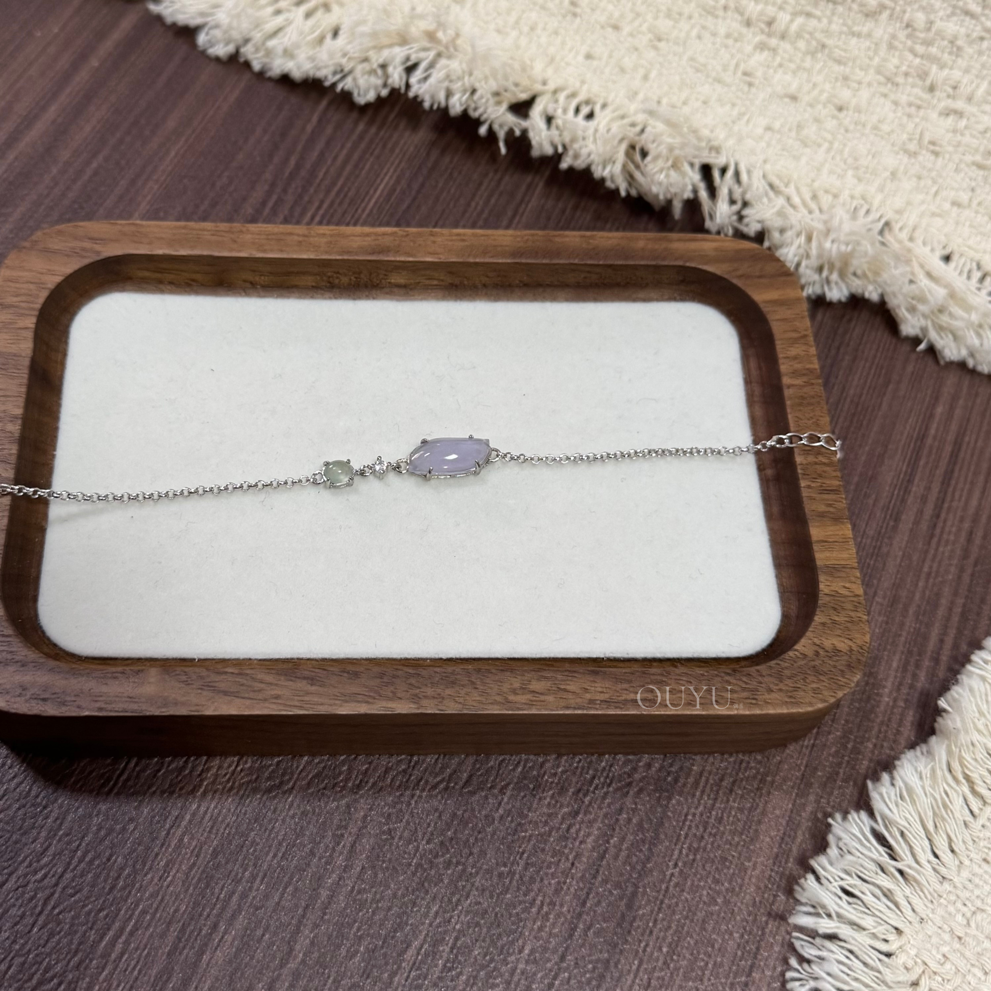 Soft Lavender x Icy Sage Green Bracelet