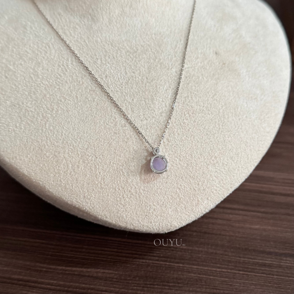 Lavender Cabochon · Necklace