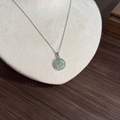 Light Sage Buckle · 平安扣 Necklace