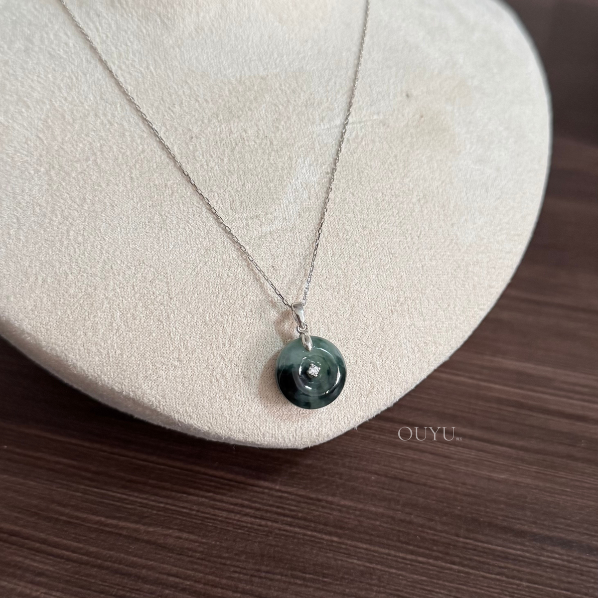 Bluish Green · 平安扣 Necklace