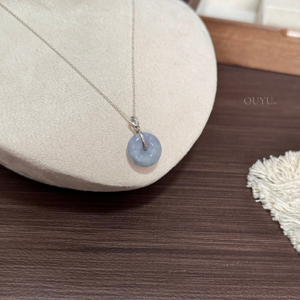 Soft Blue Lavender Necklace
