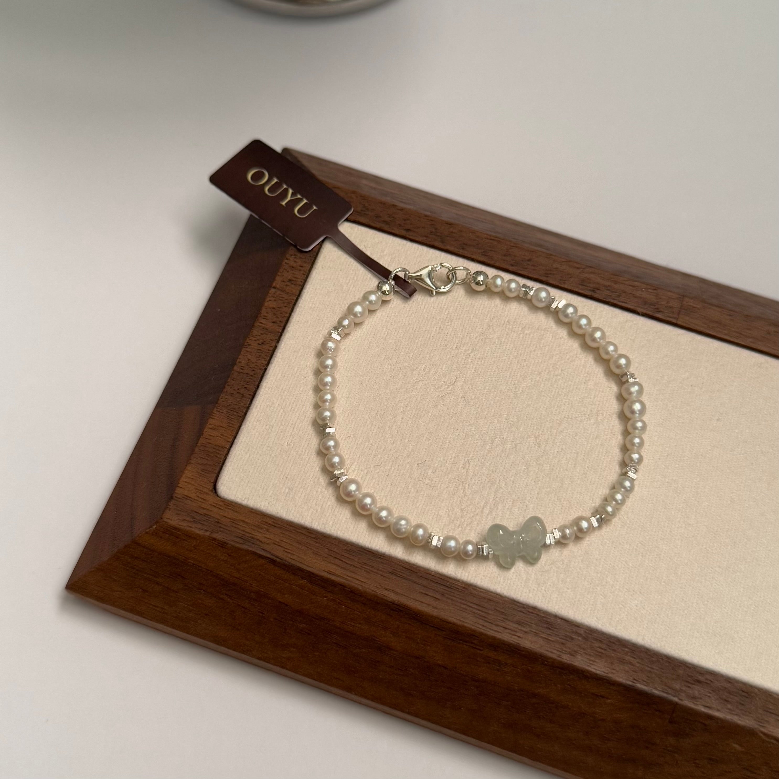 Ribbon x Pearl Bracelet