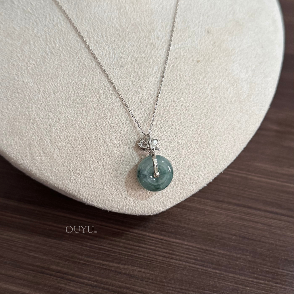 Bluish Green · 平安扣 Necklace