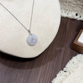 Soft Lilac Buckle Necklace