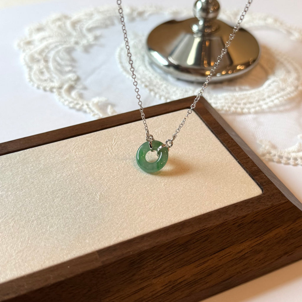 Green Donut Necklace