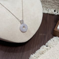 Light Lavender Donut Necklace