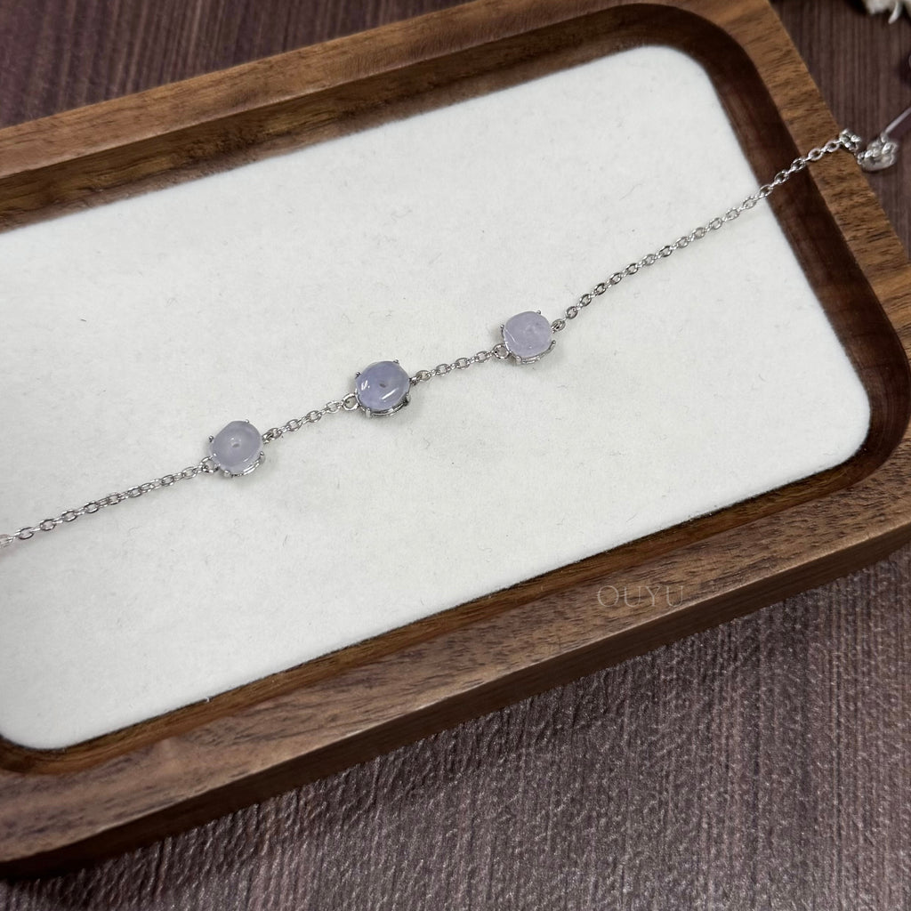 Light Lavender Trio Bracelet