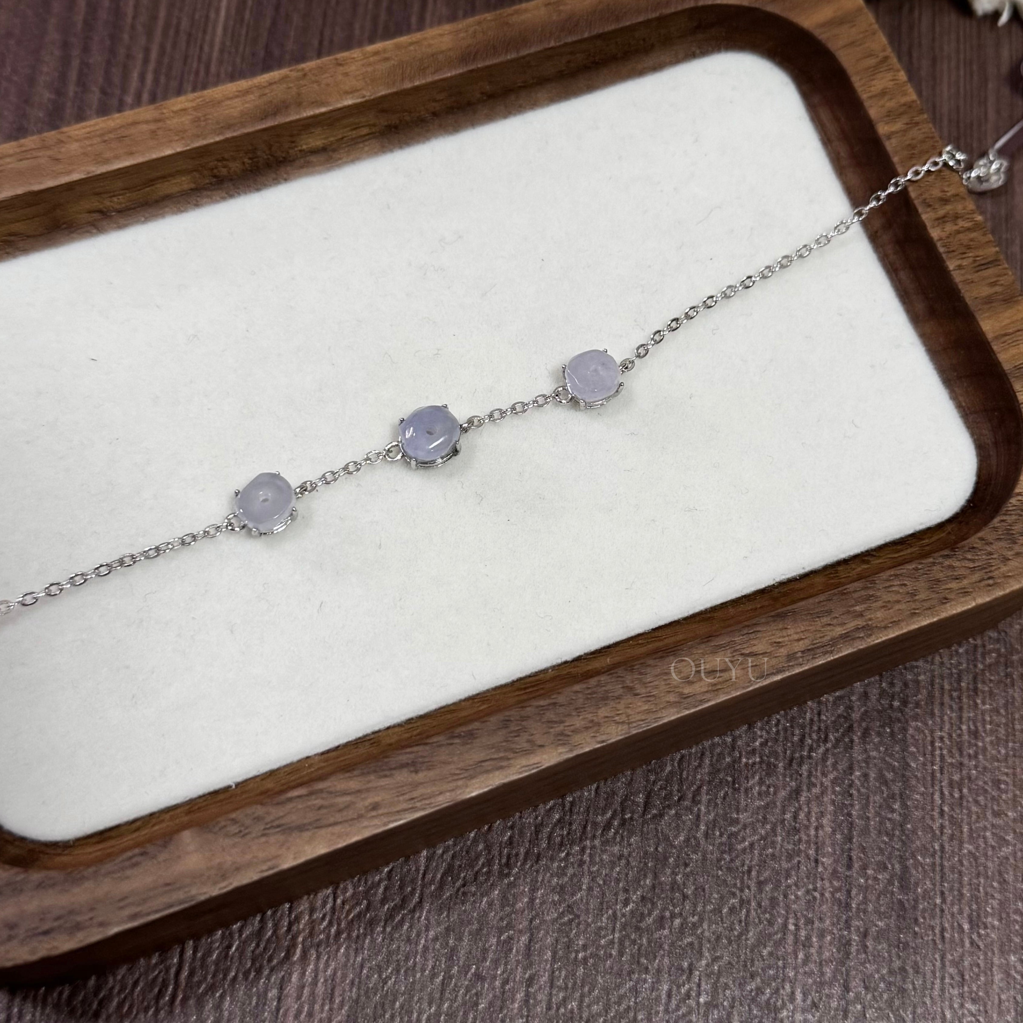 Light Lavender Trio Bracelet