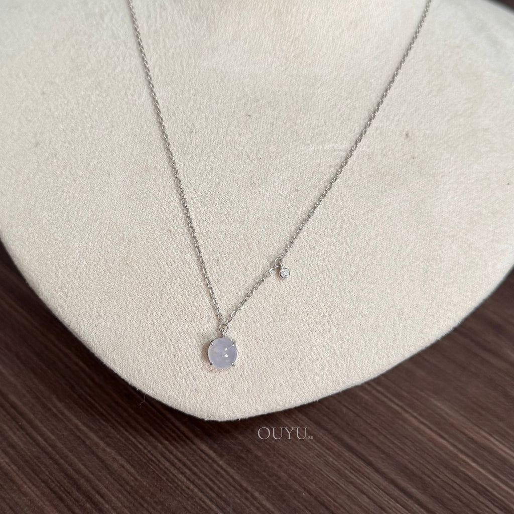 Cabochon Necklace · Pale Lavender Undertone
