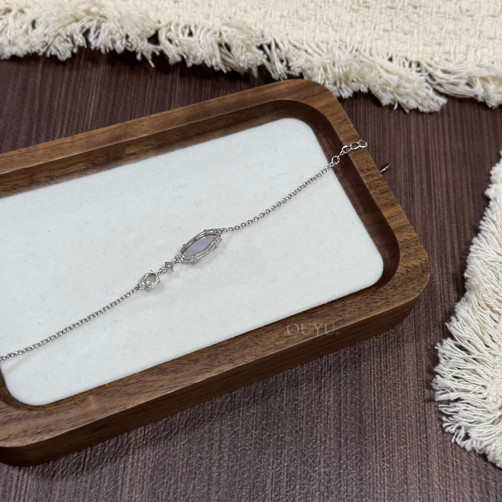 Soft Lavender x Icy Sage Green Bracelet