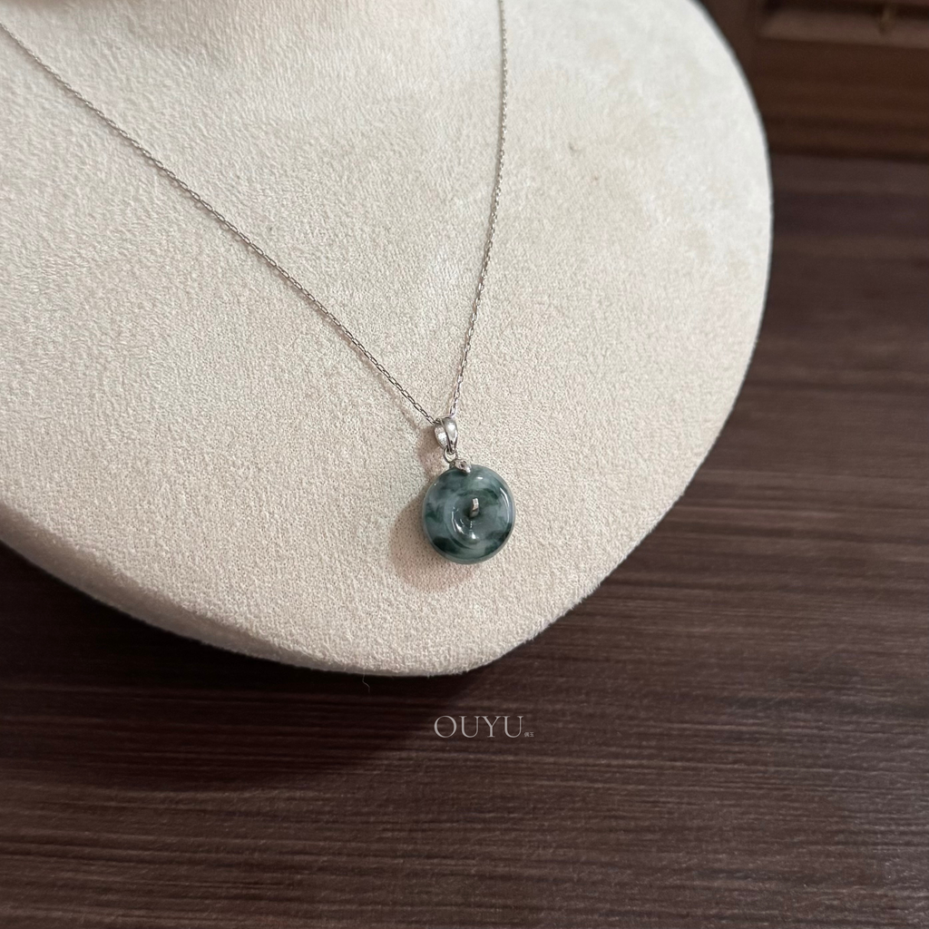 Bluish Green · 平安扣 Necklace