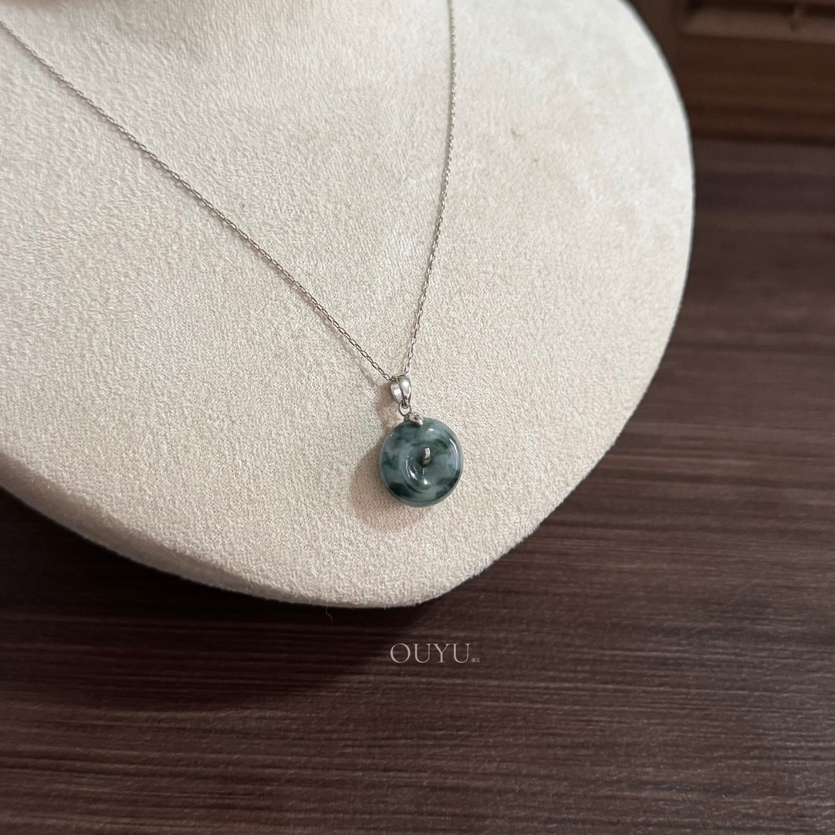 Bluish Green · 平安扣 Necklace