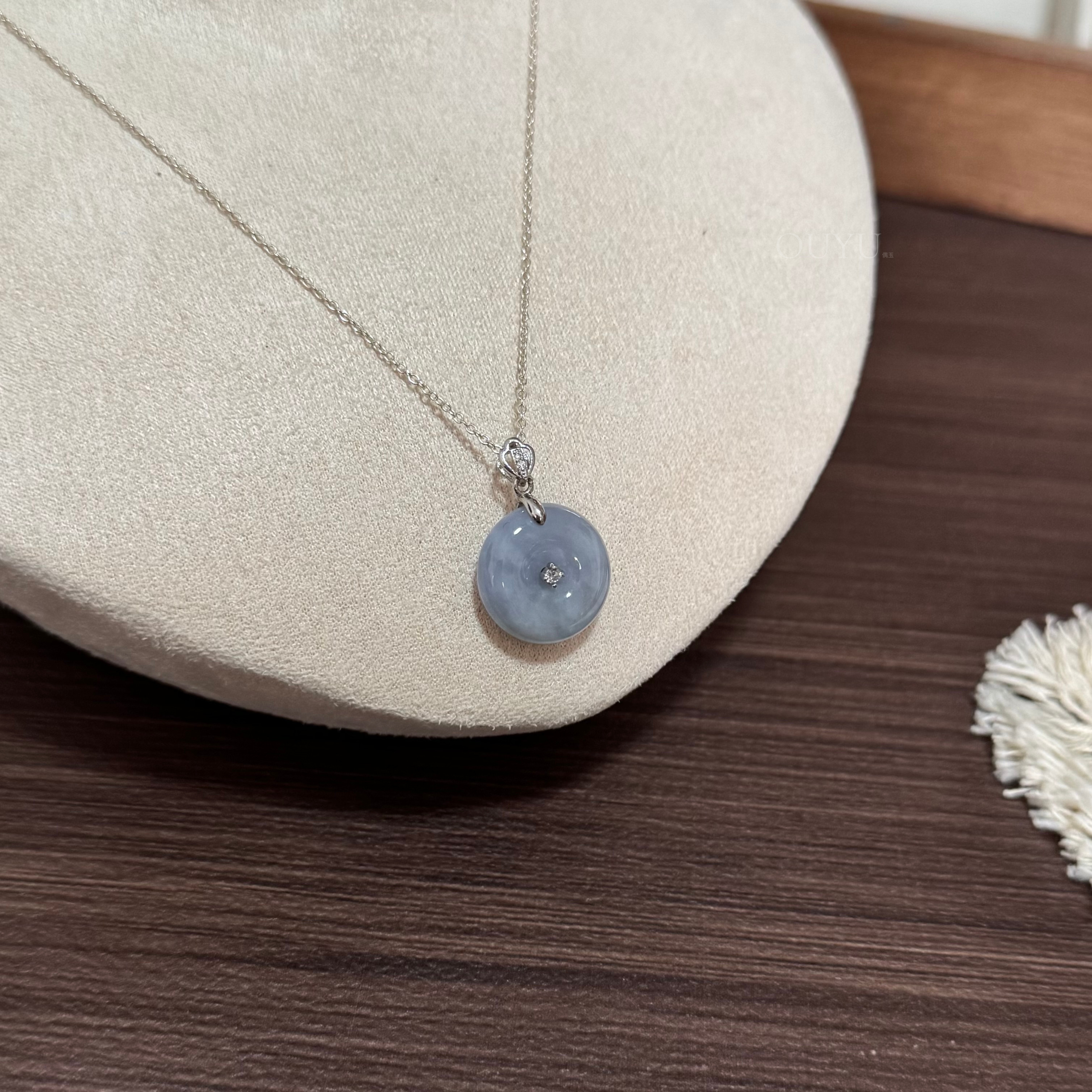 Soft Blue Lavender Necklace