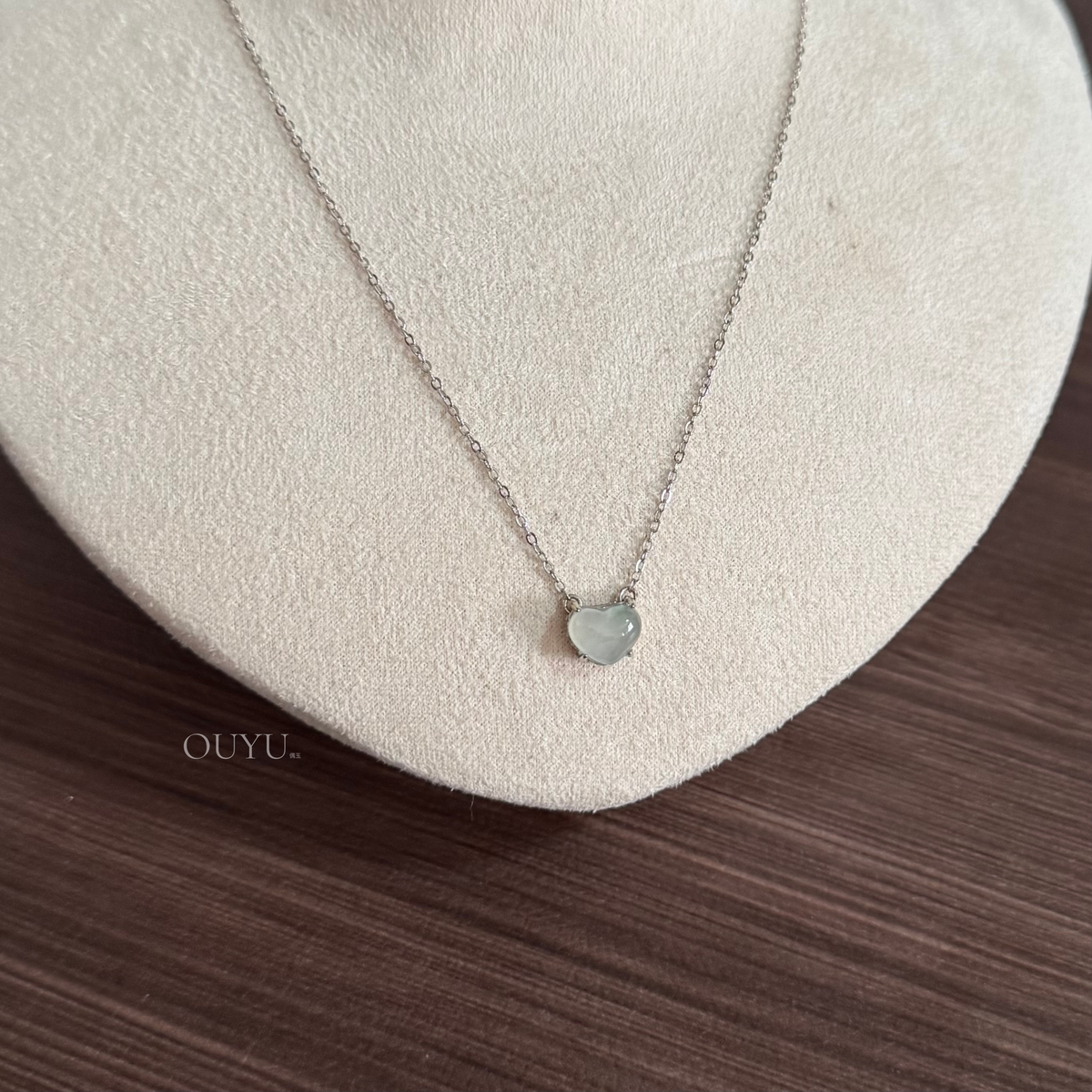 Icy Heart Necklace