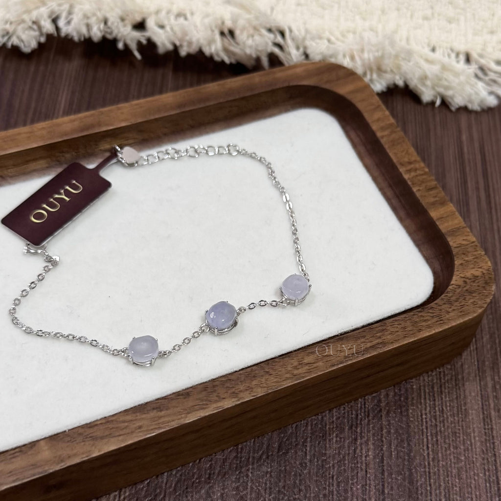 Light Lavender Trio Bracelet