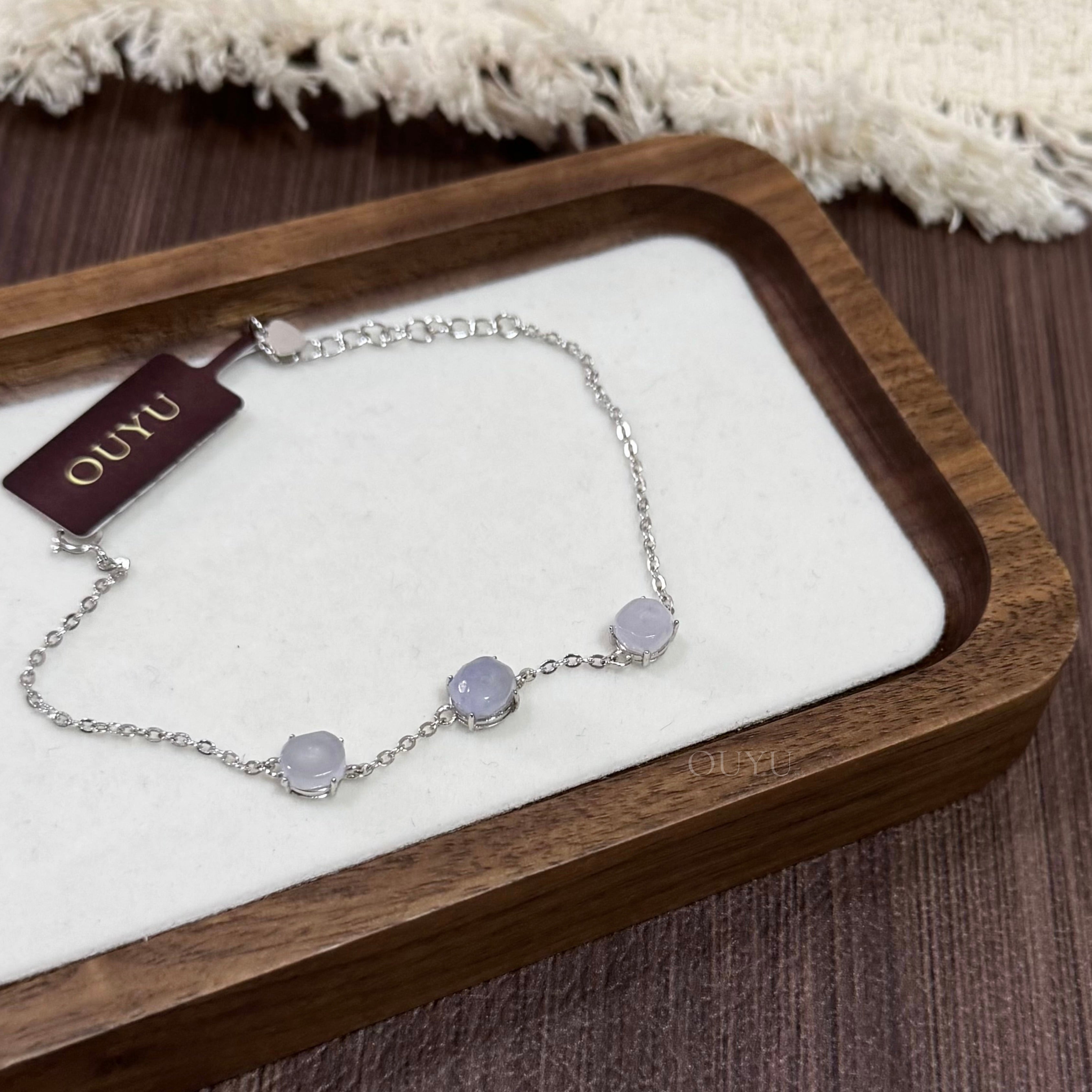 Light Lavender Trio Bracelet