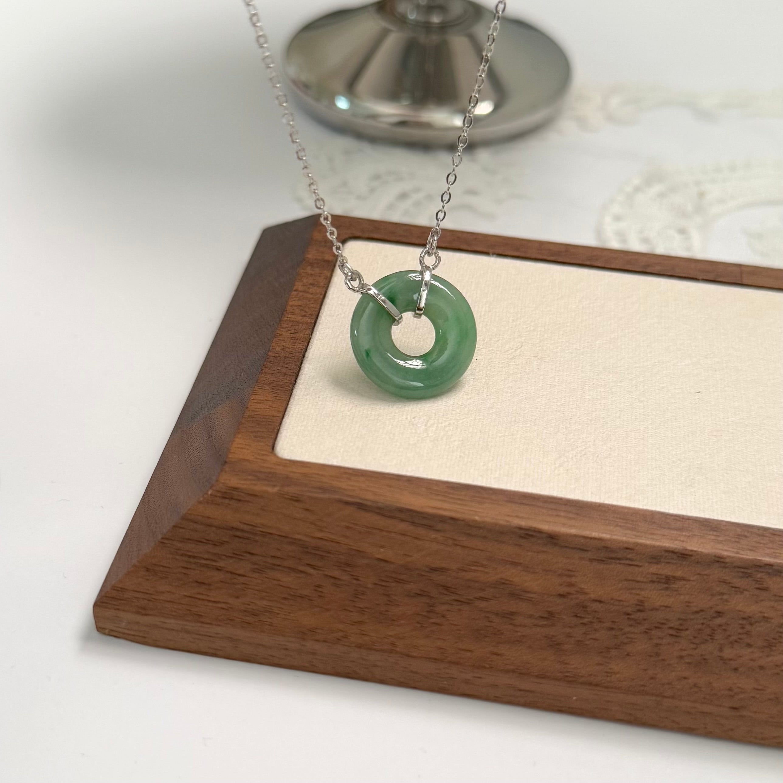 Green Donut Necklace #GD1