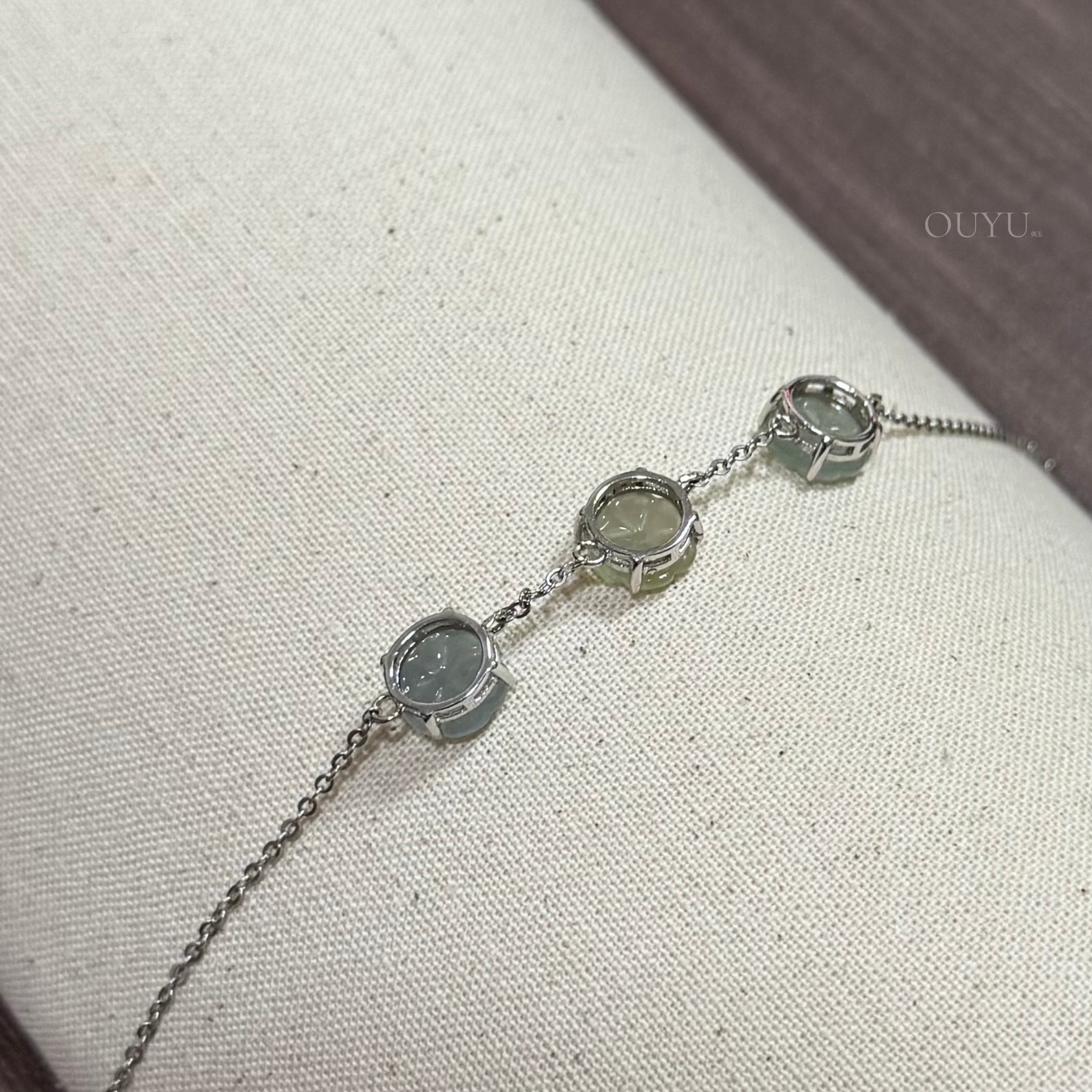 Trio Flower Bracelet (Muted color series)