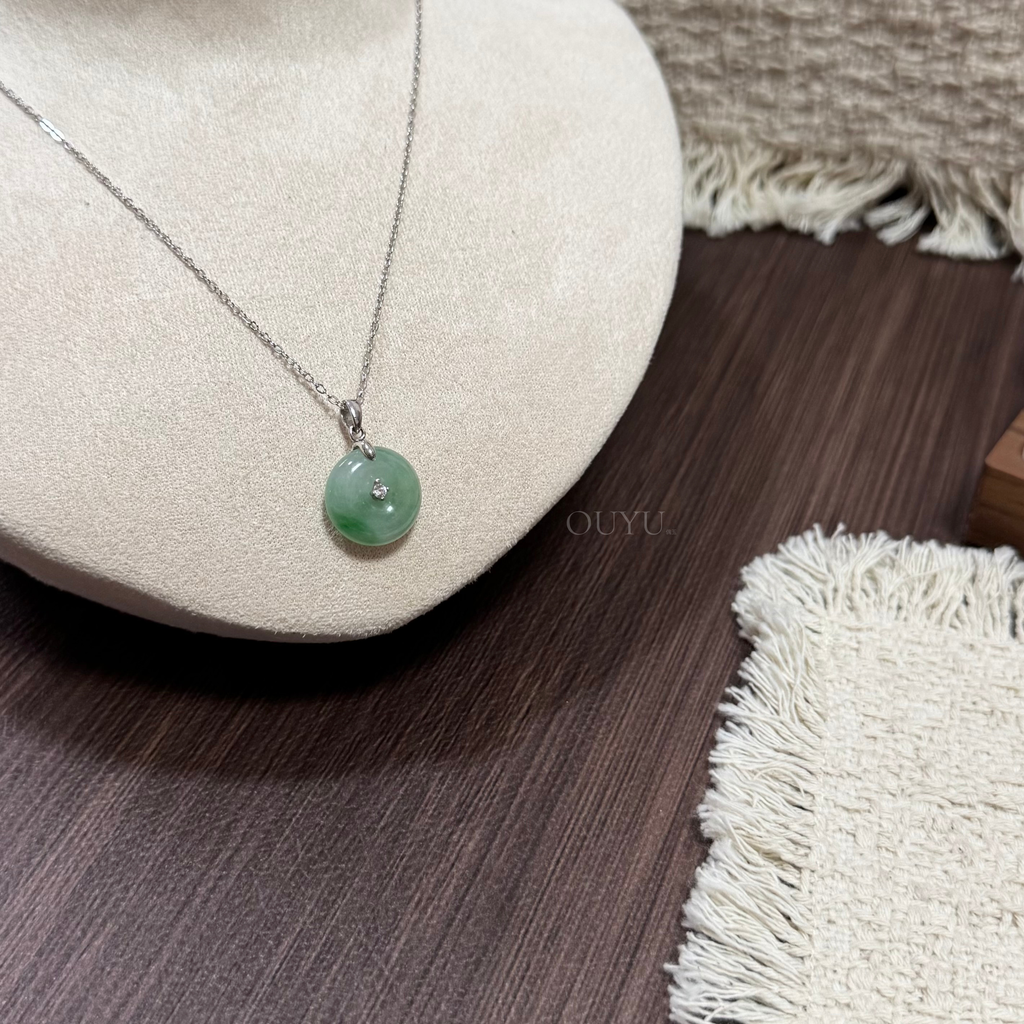 Petite Light Green Necklace