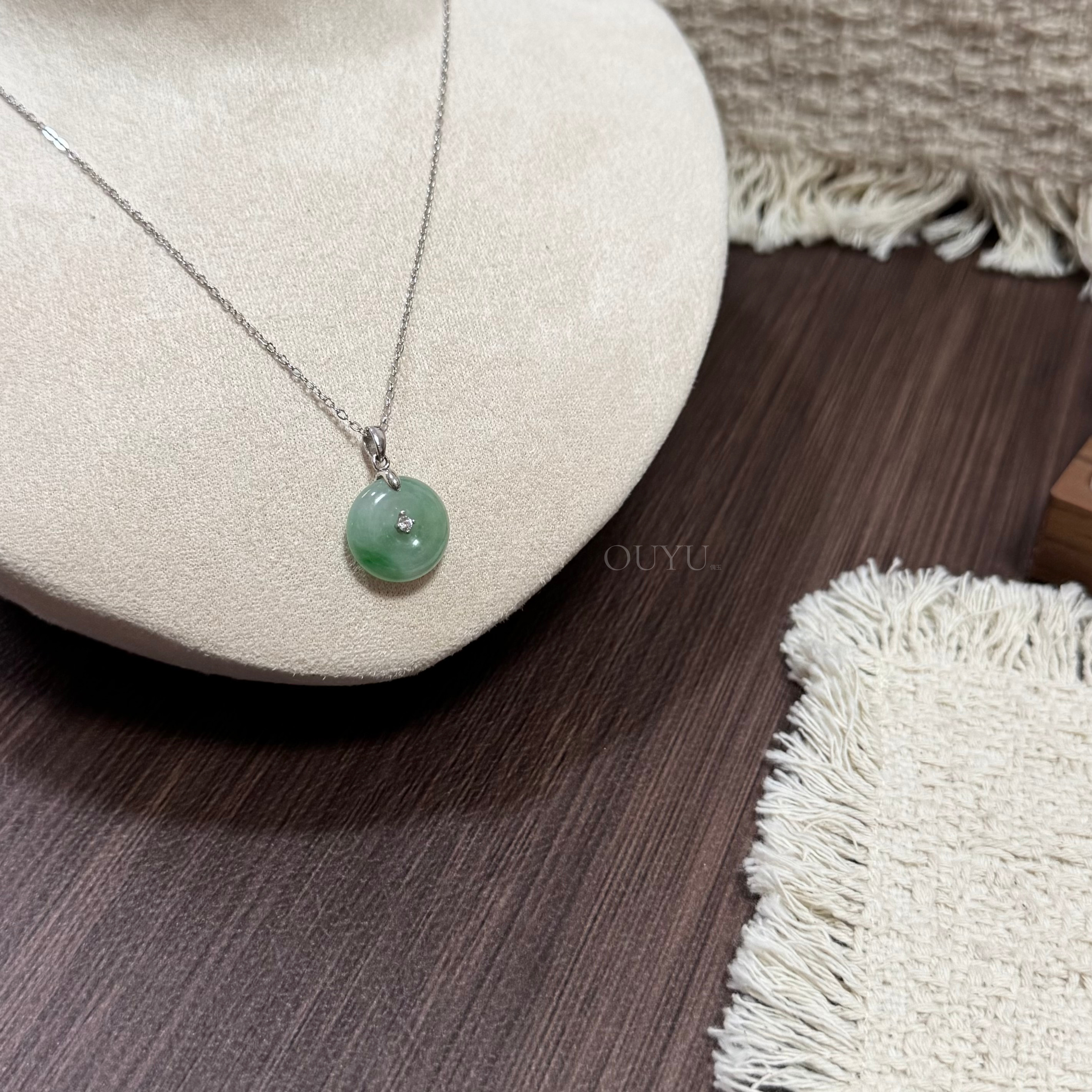 Petite Light Green Necklace
