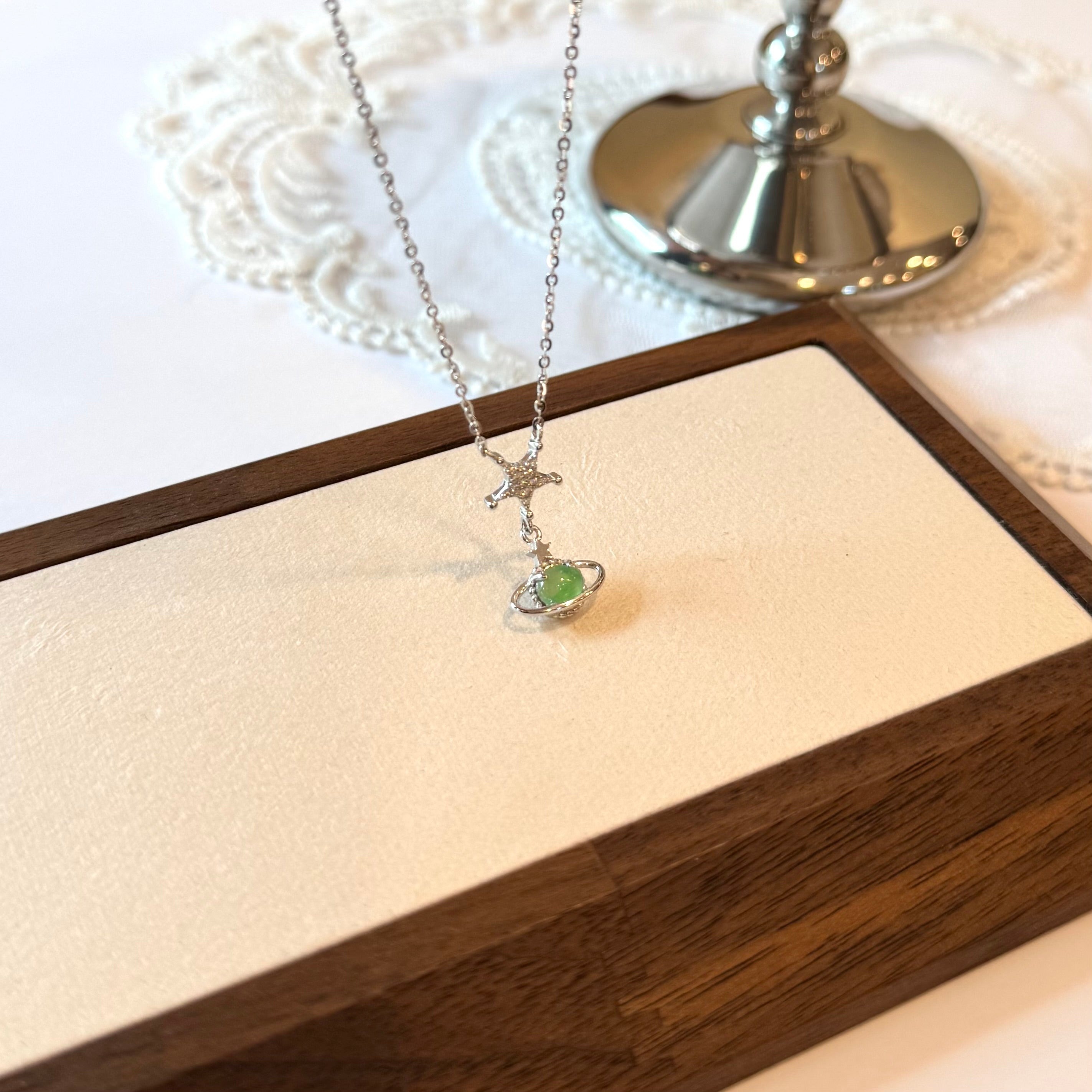 Green Orb Necklace