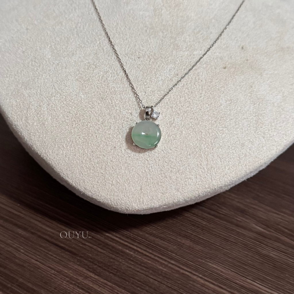 Mini Series · Soft Green 平安扣 Necklace