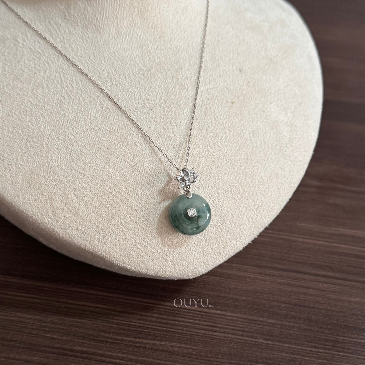 Bluish Green · 平安扣 Necklace