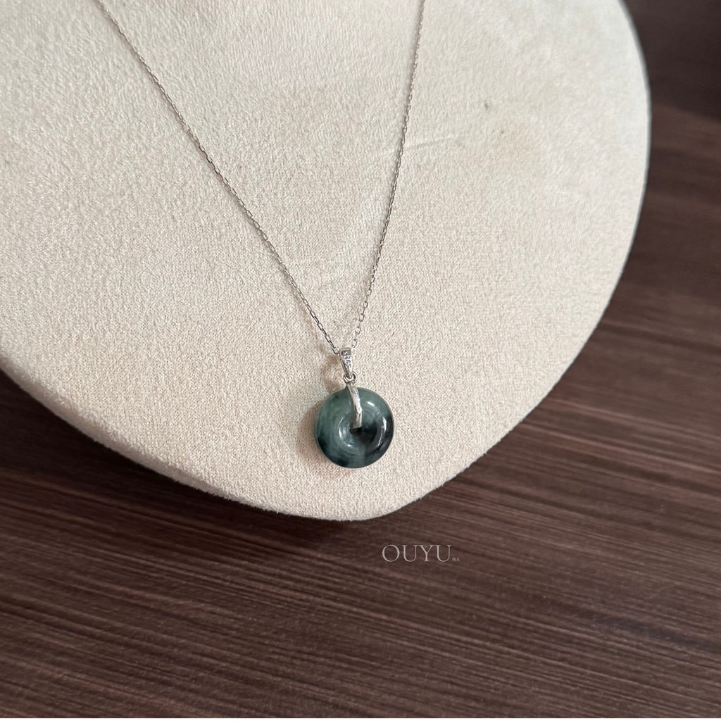 Bluish Green · 平安扣 Necklace