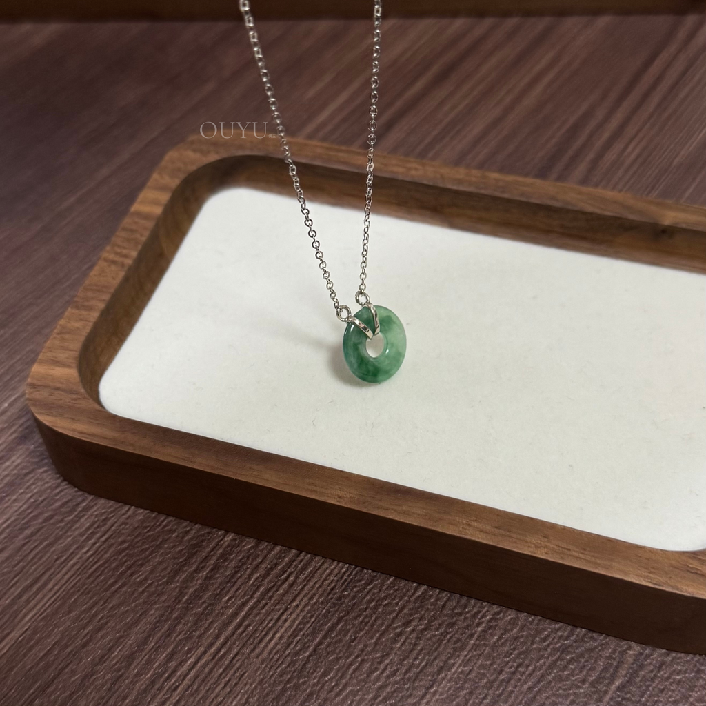 Jadeite Donut Necklace