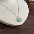 Soft Green Necklace · 平安扣