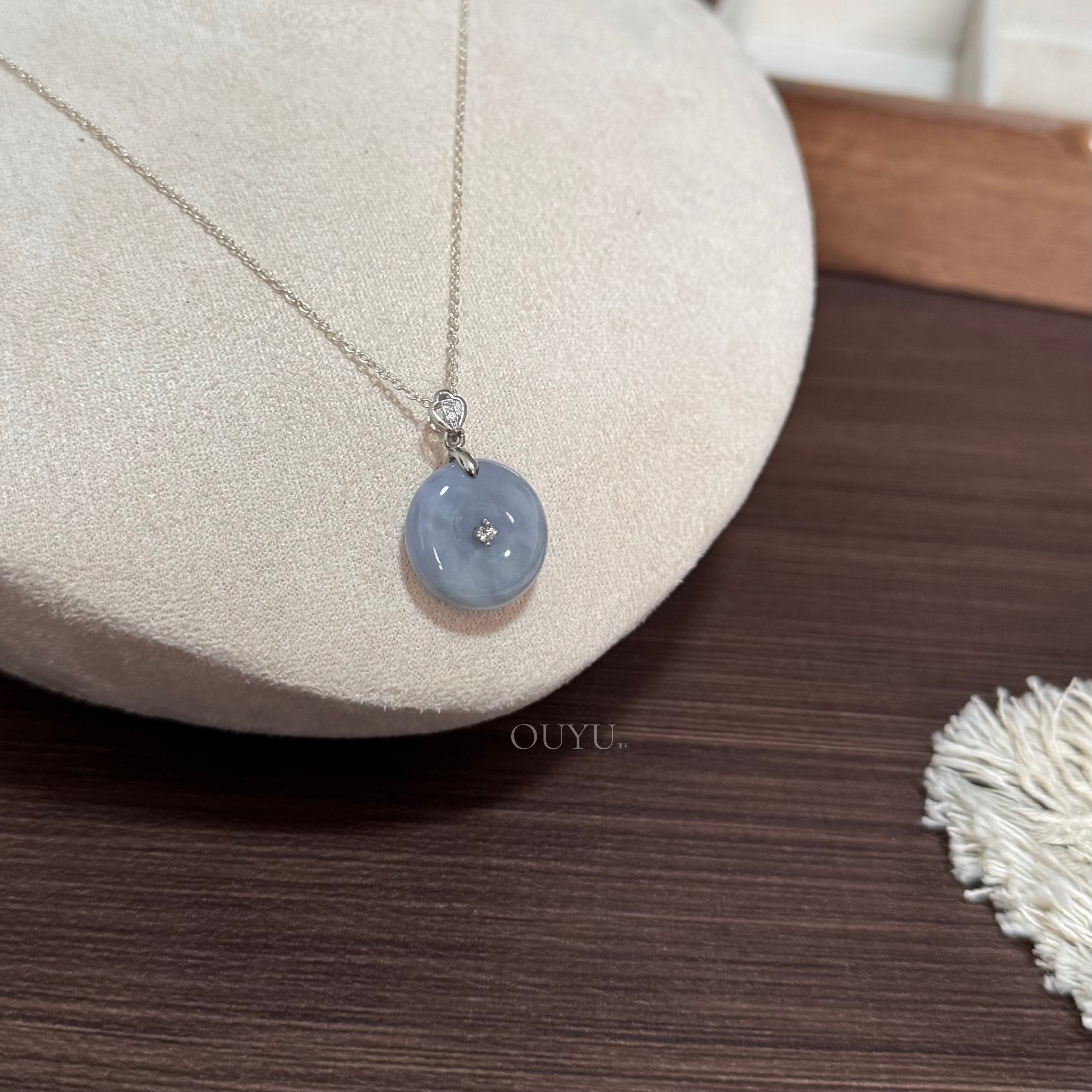 Soft Blue Lavender Necklace