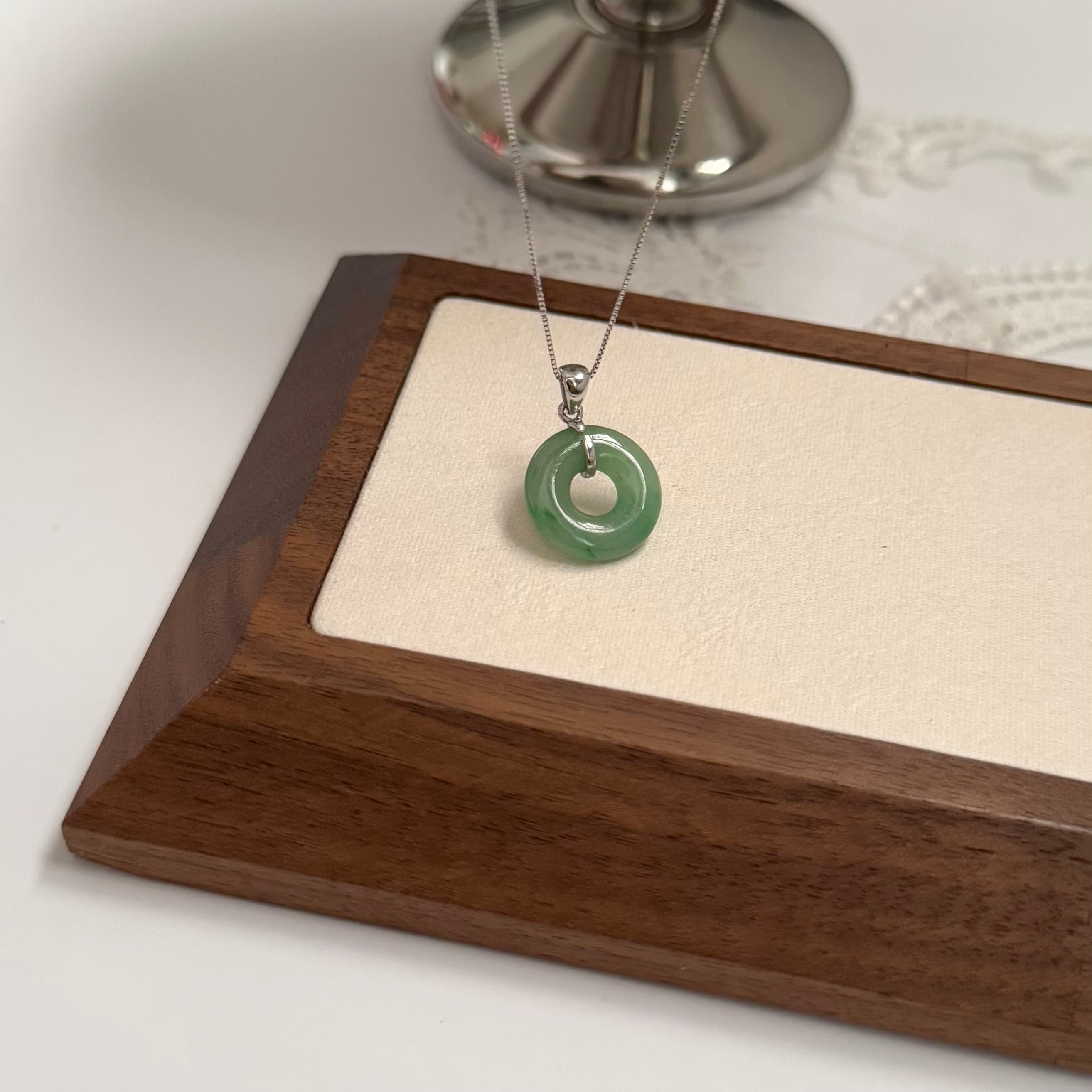 Green Donut Necklace #GD3