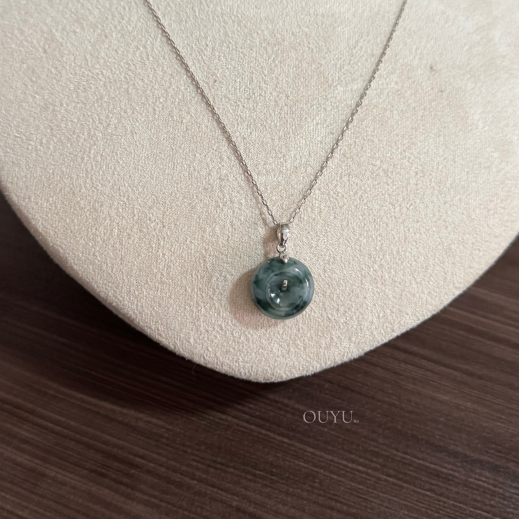 Bluish Green · 平安扣 Necklace