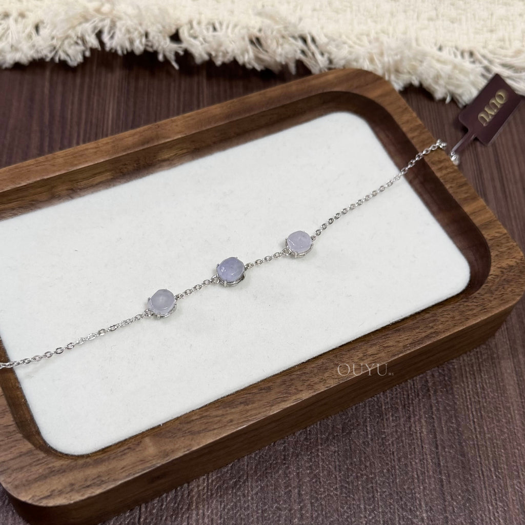 Light Lavender Trio Bracelet