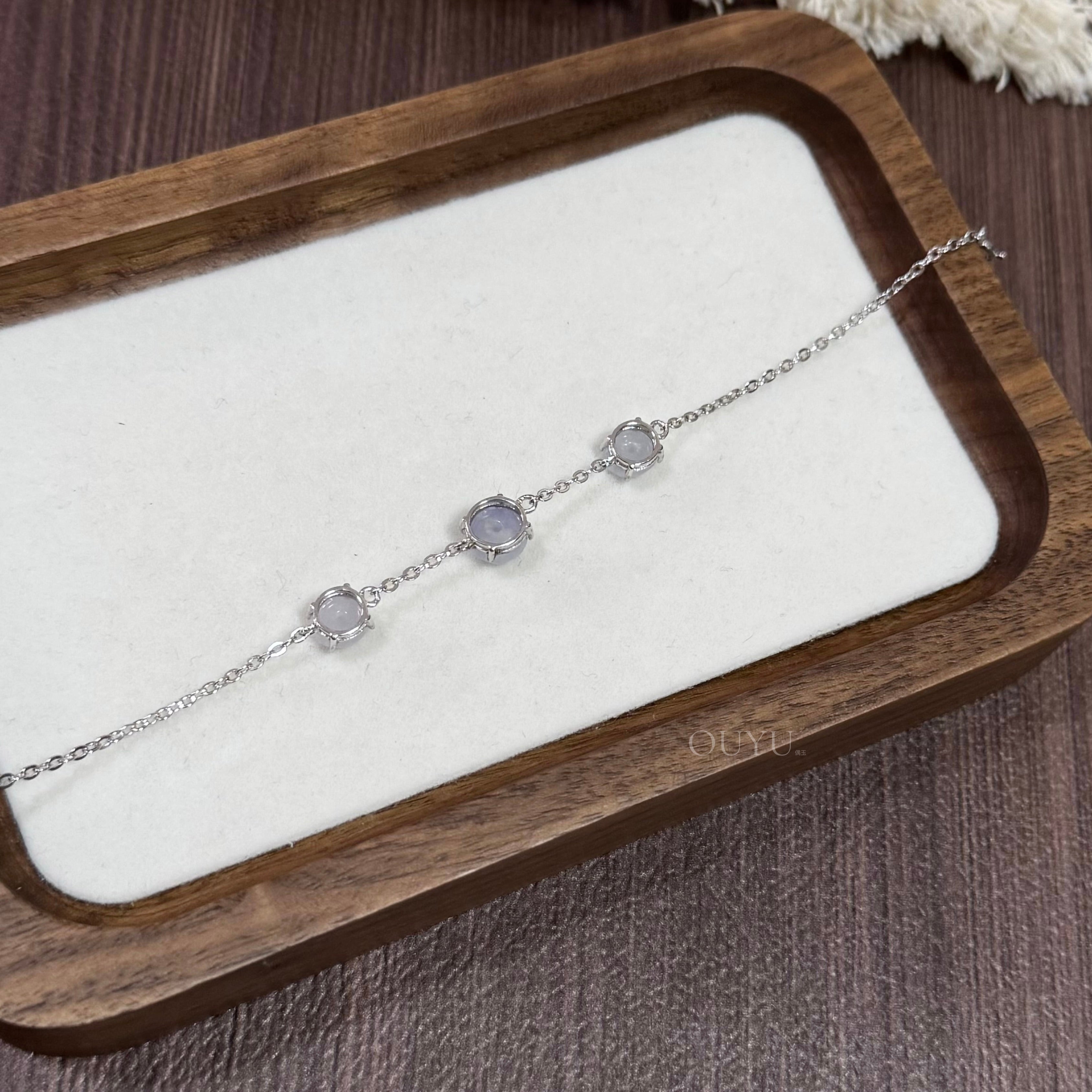 Light Lavender Trio Bracelet