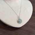 Floating Flowers Buckle Necklace · 平安扣