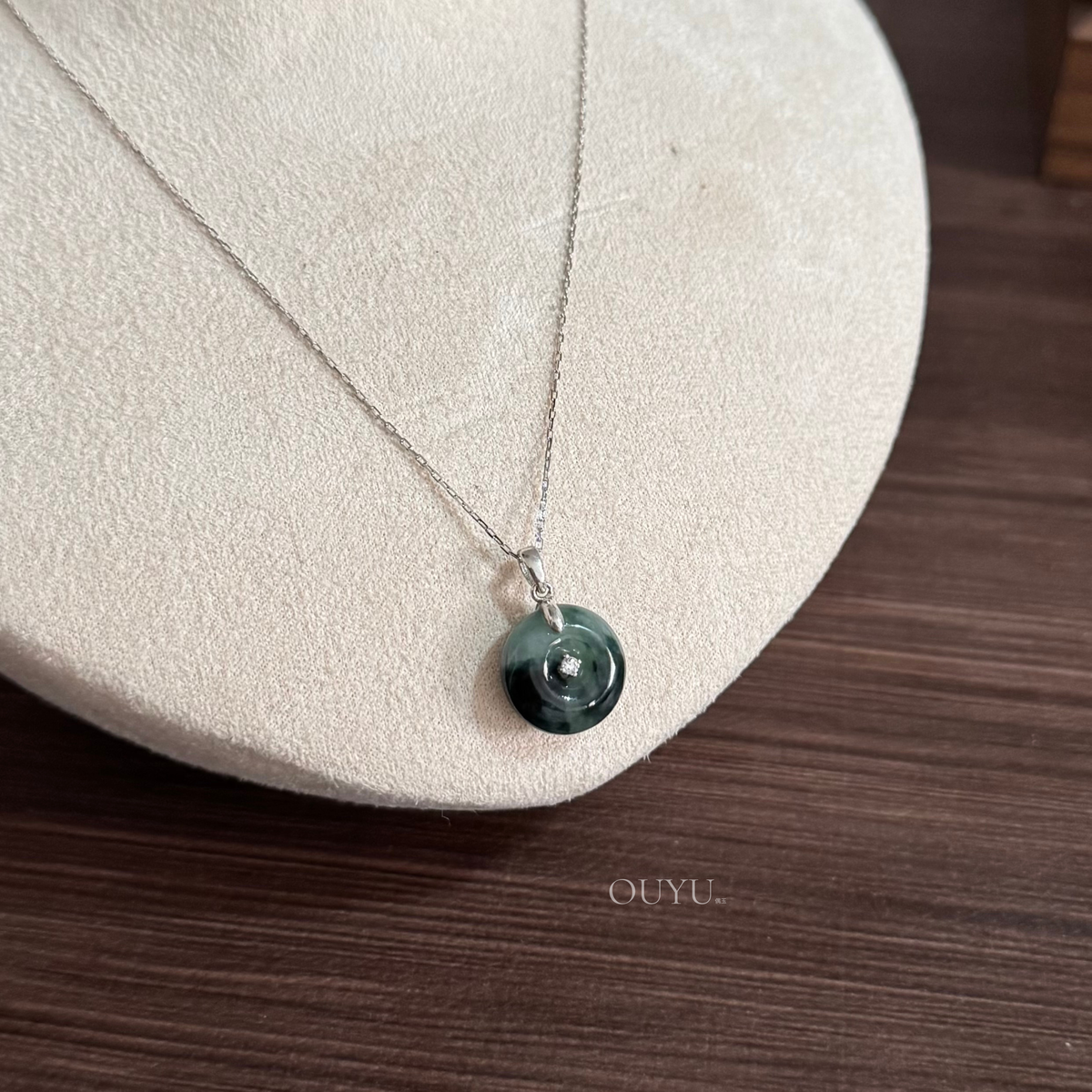 Bluish Green · 平安扣 Necklace