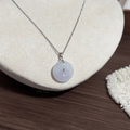 Light Lavender Buckle Necklace
