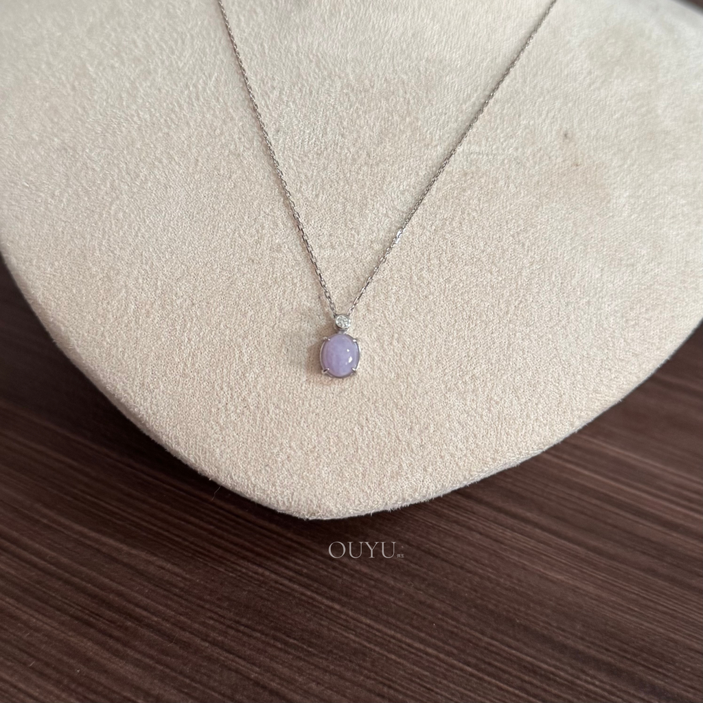 Lavender Cabochon · Necklace