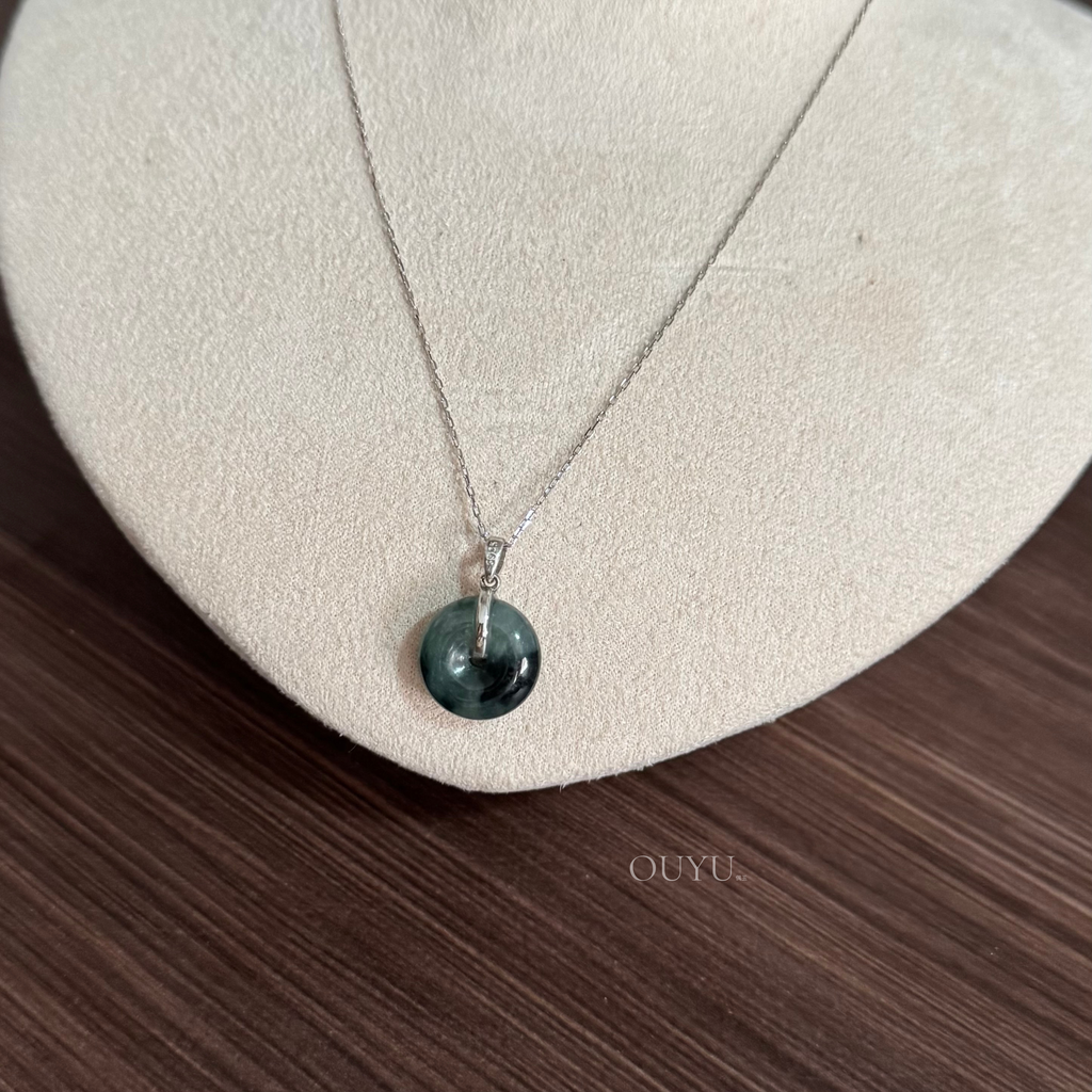Bluish Green · 平安扣 Necklace