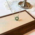 Green Donut Necklace