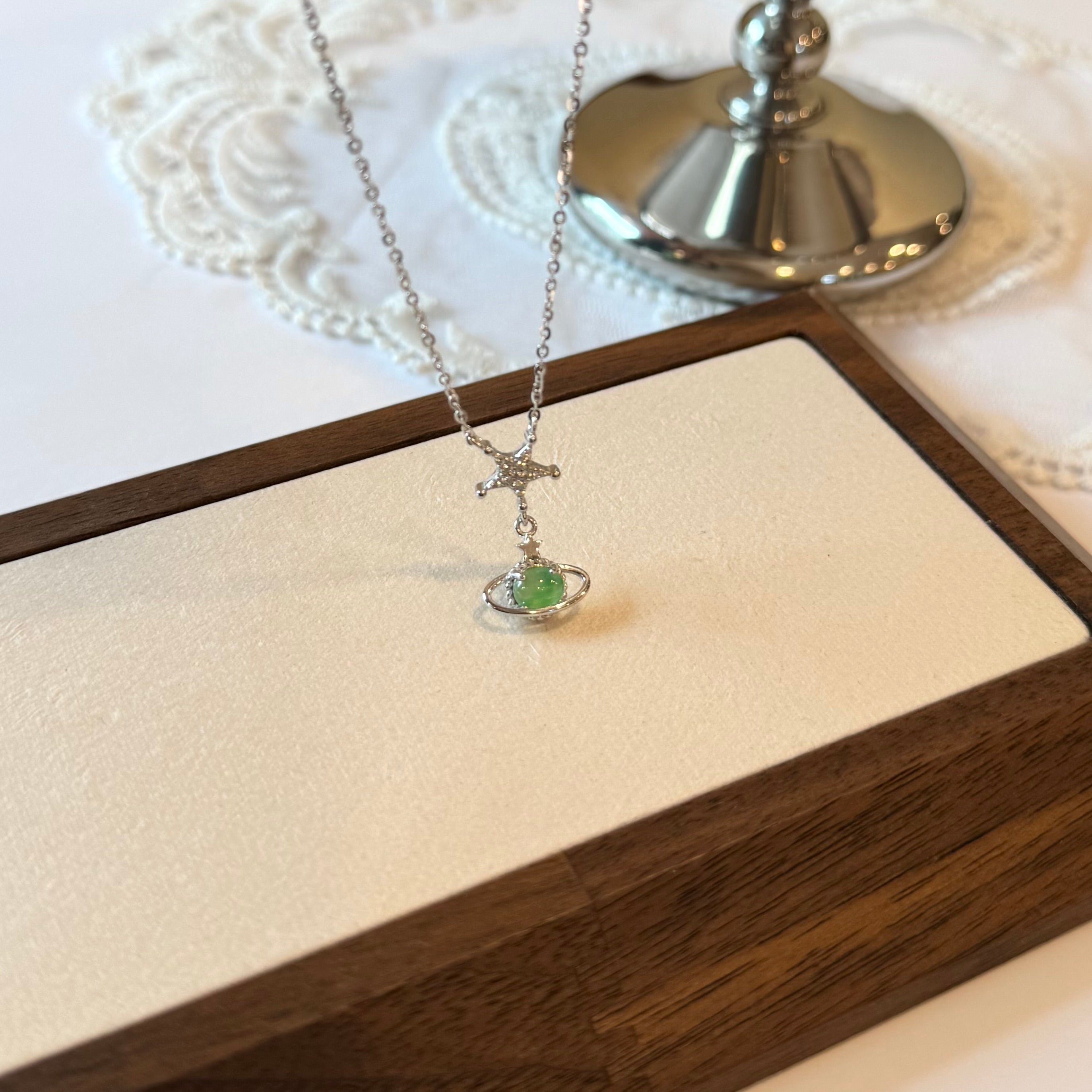 Green Orb Necklace