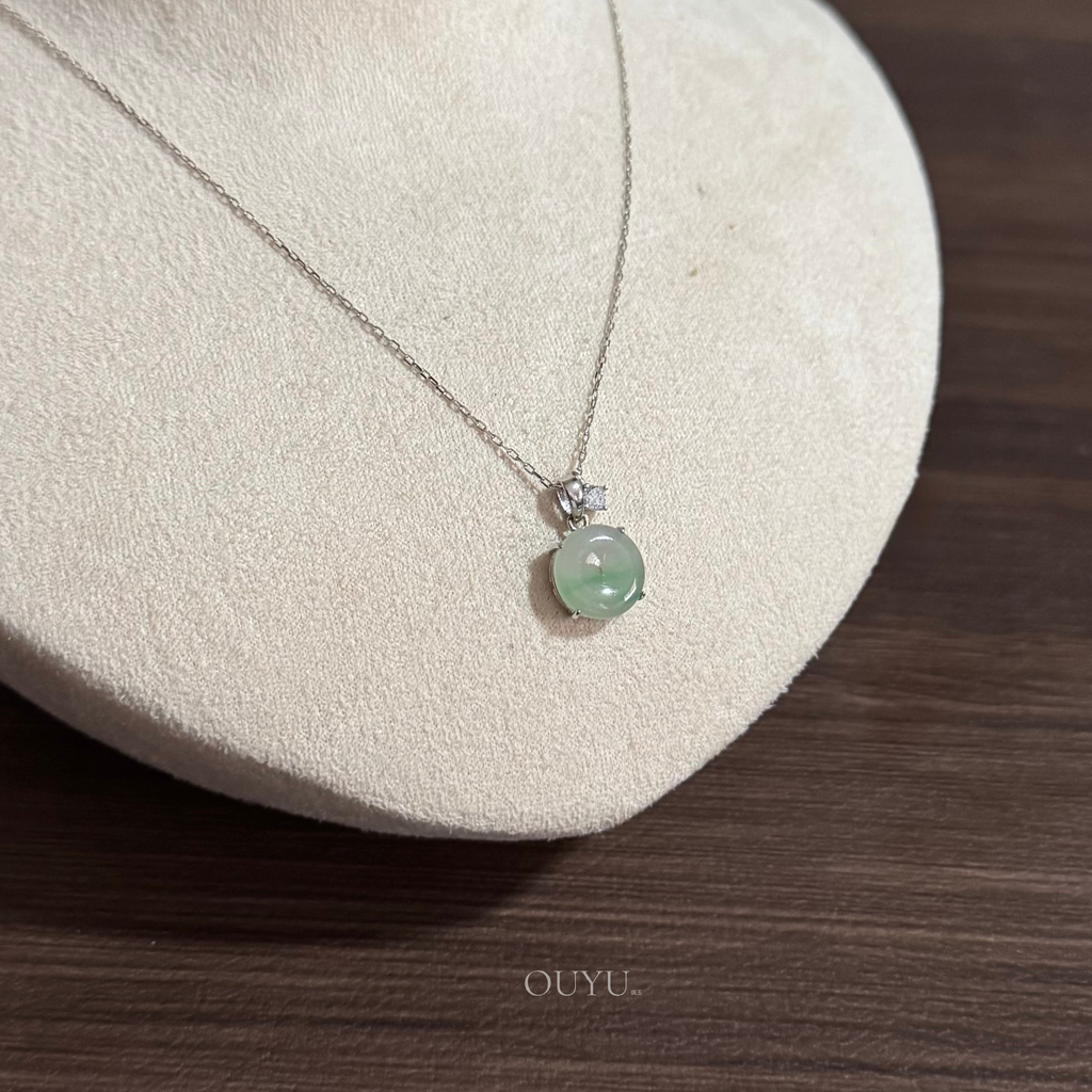 Mini Series · Soft Green 平安扣 Necklace