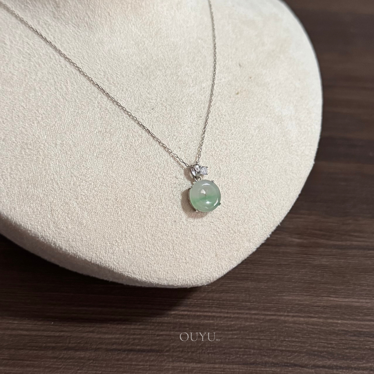 Mini Series · Soft Green 平安扣 Necklace