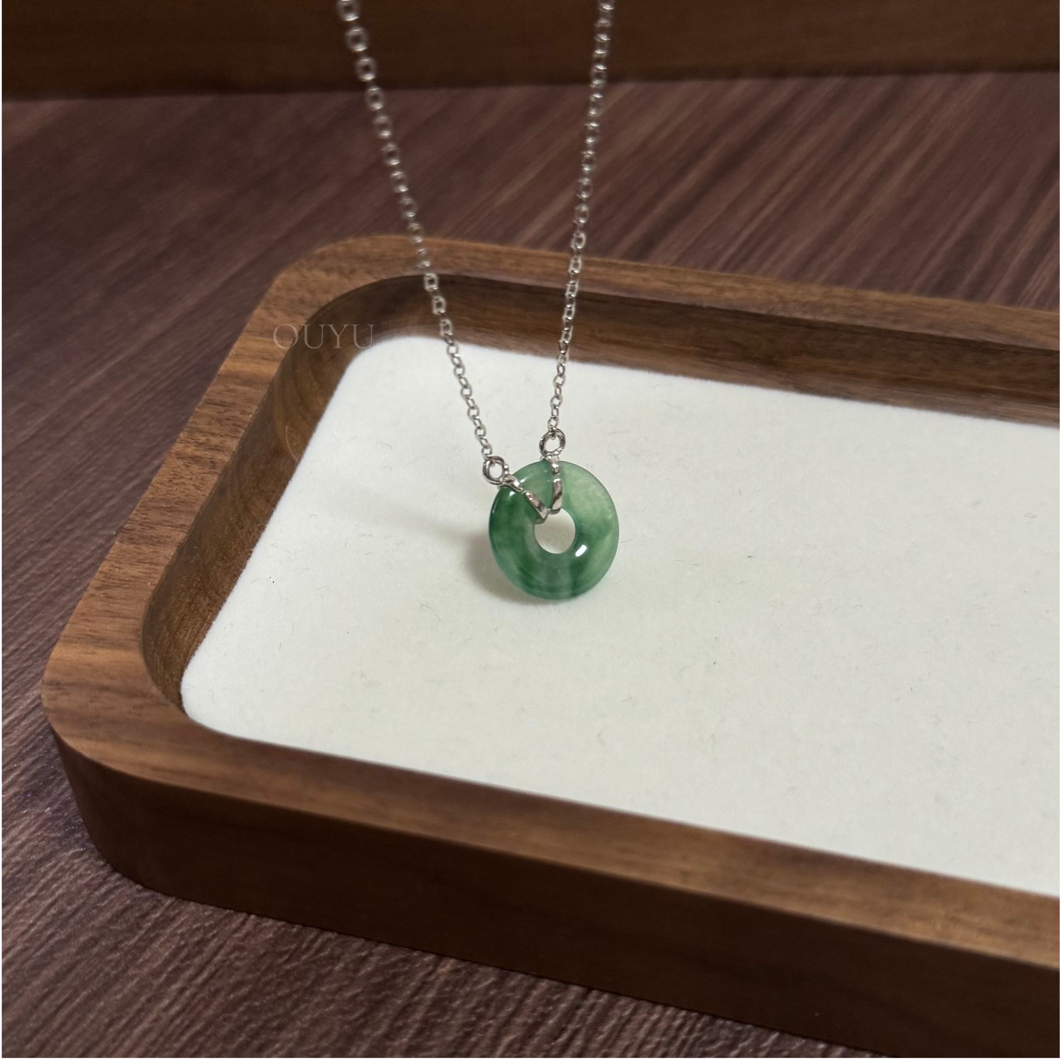 Jadeite Donut Necklace