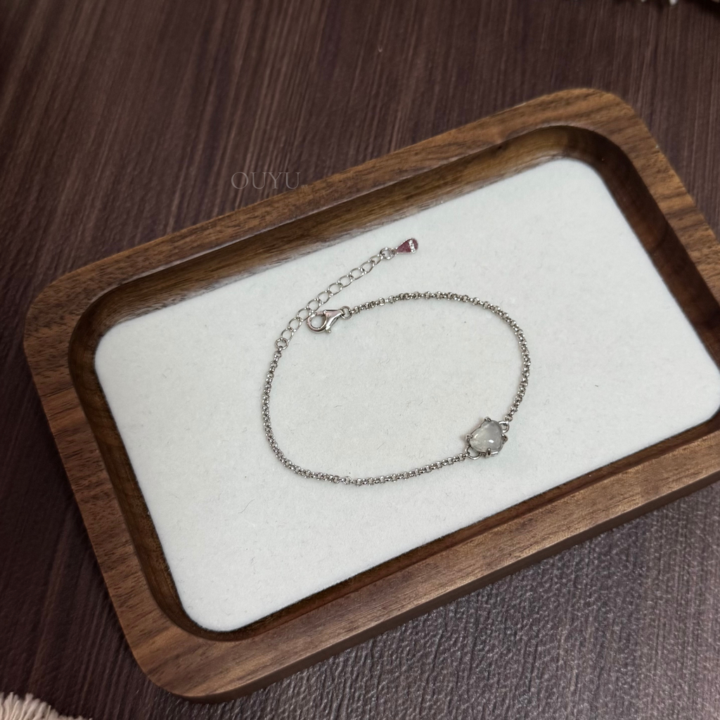 Icy Heart Bracelet