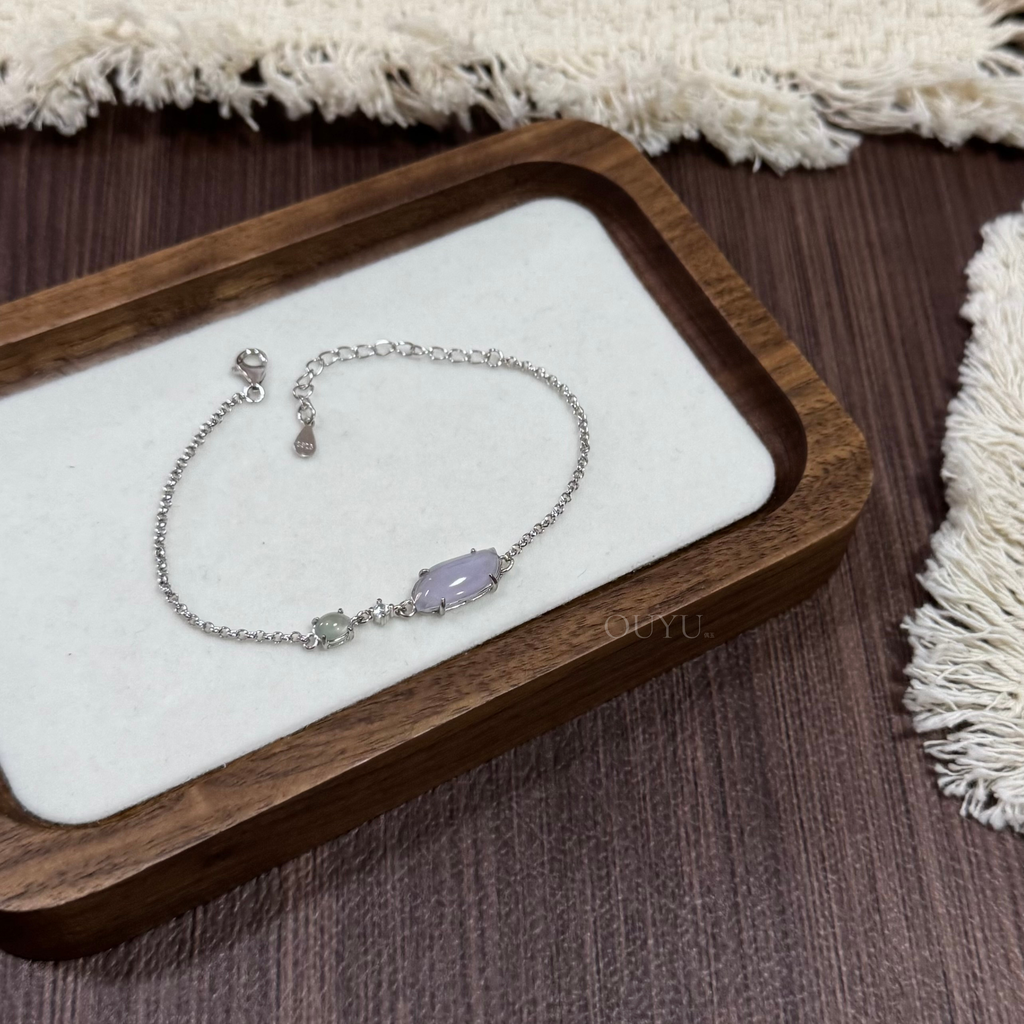 Soft Lavender x Icy Sage Green Bracelet