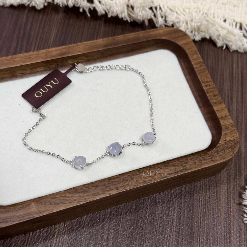 Light Lavender Trio Bracelet